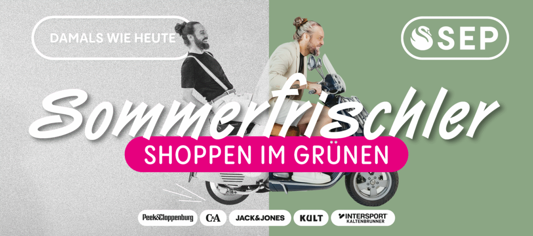 Sommerfrischler Shoppen im Grünen