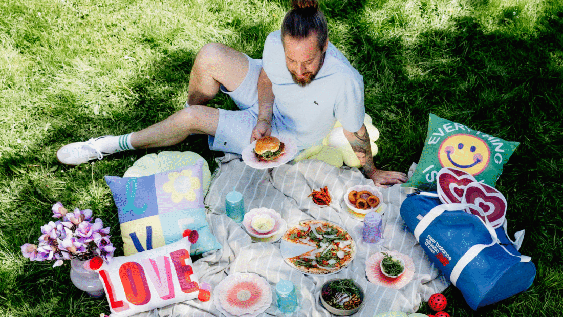 Manuel genießt sein Picknick